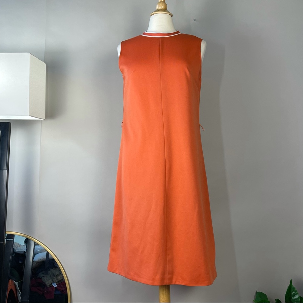 Vintage Coral Dress with Matching Jacket - Picture 5 of 14